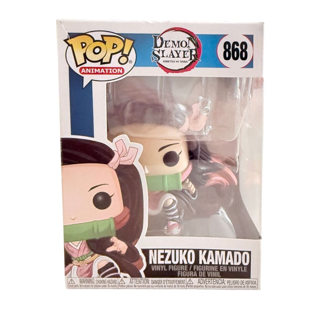 Funko Pop Demon Slayer Nezuko Kamado 868 Vinyl Figure Anime -DAMAGE BOX-